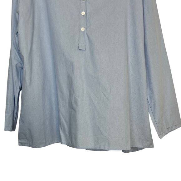 Henley Shirt Womens 2XL Long Sleeves Button - Picture 4 of 5